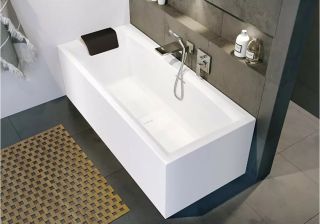 Акриловая ванна Riho Still Square Plug and Play B099031005 L 180х80см белый